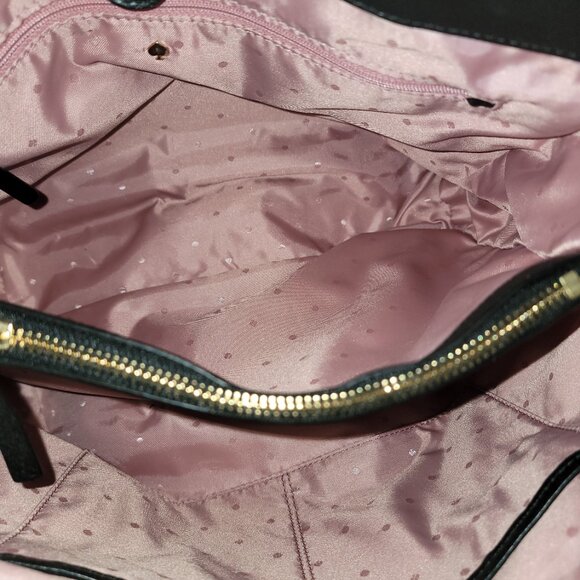 π RARE KATE SPADE LEATHER QUILTED TOTE with KATE SPADE DUST BAG BUNDLE - Picture 6 of 9